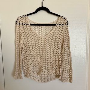 Open Weave Hand-made top